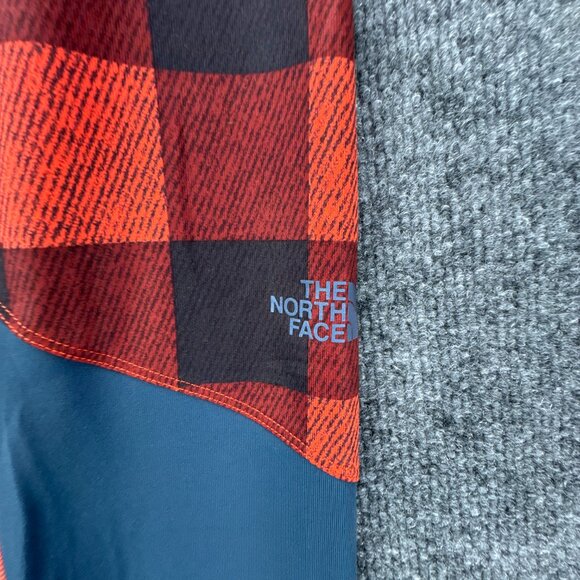 The North Face Flash Dry Leggings Womens Small Red Black 27" Back Pocket - Picture 4 of 14